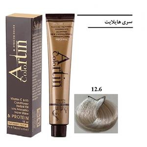 رنگ مو آرتین 12.5 بلوند طلایی فوقالعاده روشن