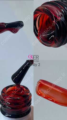 لاک ژل ناخن اسر مدل کندی کد CN02