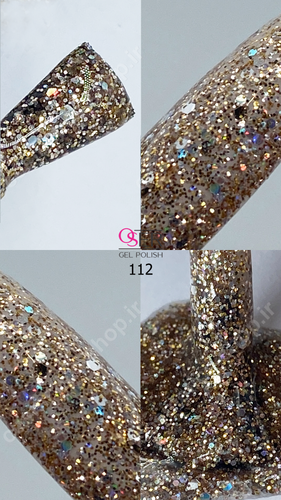 لاک ژل ناخن اسر مدل اکلیلی کد 112