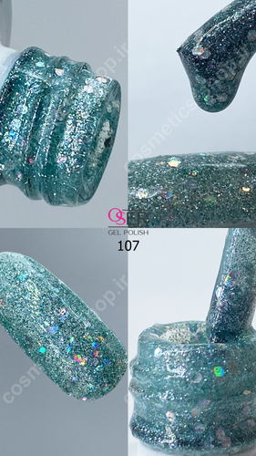 لاک ژل ناخن اسر مدل اکلیلی کد 107