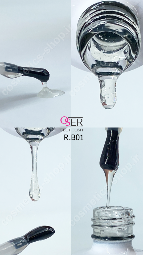 لاک ژل ناخن اسر مدل رابر بیس کد R.B01
