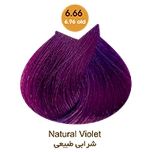 رنگ مو آرتین حجم 100 میل رنگ مو شرابی شماره 6.66