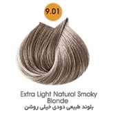 رنگ مو آرتین حجم 100 میل سری دودی طبیعی شماره 9.01