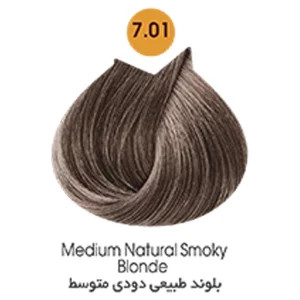 رنگ مو آرتین حجم 100 میل سری دودی طبیعی شماره 7.01